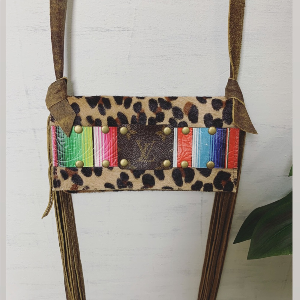 BoHo Crossbody Leather Fringe Purse